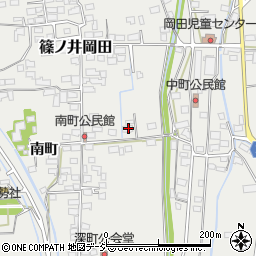 長野県長野市篠ノ井岡田1864周辺の地図