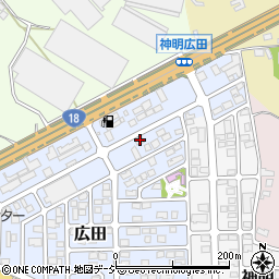 長野県長野市広田62周辺の地図