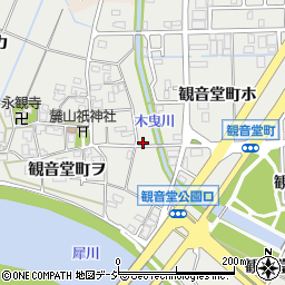 石川県金沢市観音堂町ヲ136周辺の地図