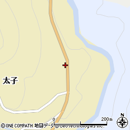 群馬県吾妻郡中之条町太子25周辺の地図