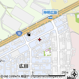 長野県長野市広田64周辺の地図