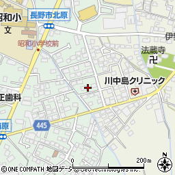 長野県長野市川中島町原1357-8周辺の地図