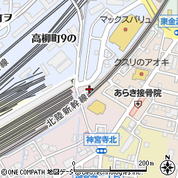 石川県金沢市小坂町西11周辺の地図
