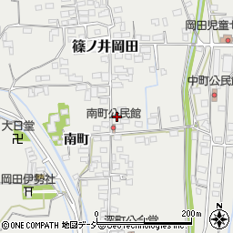 長野県長野市篠ノ井岡田1868周辺の地図