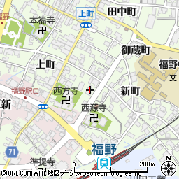 富山県南砺市福野新町1519-12周辺の地図