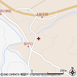 富山県南砺市砂子谷42周辺の地図