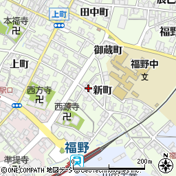 富山県南砺市福野新町1408周辺の地図