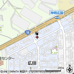 長野県長野市広田34周辺の地図