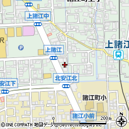 金沢諸江郵便局周辺の地図