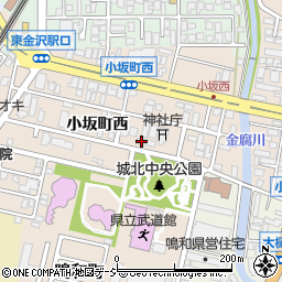 石川県金沢市小坂町西42周辺の地図