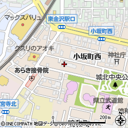 石川県金沢市小坂町西16-4周辺の地図