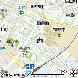 富山県南砺市福野新町1425周辺の地図