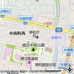 石川県金沢市小坂町西46周辺の地図