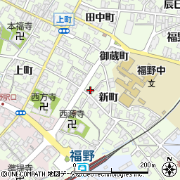富山県南砺市福野新町1394-1周辺の地図