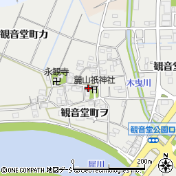 石川県金沢市観音堂町ヲ35周辺の地図