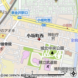 石川県金沢市小坂町西35周辺の地図