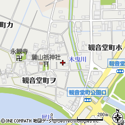 石川県金沢市観音堂町ヲ139周辺の地図