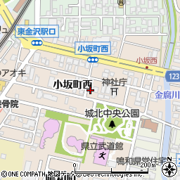 石川県金沢市小坂町西39周辺の地図