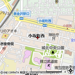石川県金沢市小坂町西33-2周辺の地図
