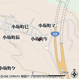 石川県金沢市小坂町午周辺の地図
