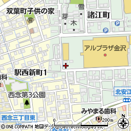 諸江公民館周辺の地図