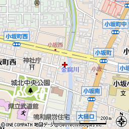 石川県金沢市小坂町西134-4周辺の地図