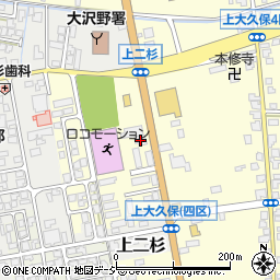 タイヤガーデン大沢野周辺の地図