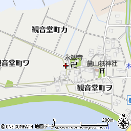 石川県金沢市観音堂町ヲ111周辺の地図
