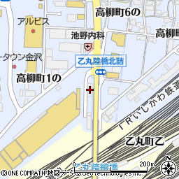 金沢駅貨物周辺の地図
