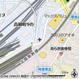 石川県金沢市高柳町１３の1-37周辺の地図