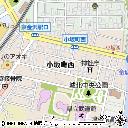石川県金沢市小坂町西33周辺の地図