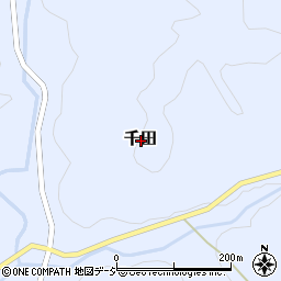 茨城県常陸大宮市千田周辺の地図