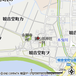 石川県金沢市観音堂町ヲ68周辺の地図