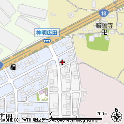 長野県長野市広田58周辺の地図
