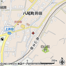 富山県富山市八尾町井田11758周辺の地図