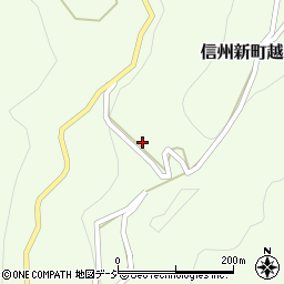 長野県長野市信州新町越道1935周辺の地図