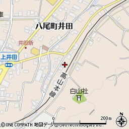 富山県富山市八尾町井田11725周辺の地図