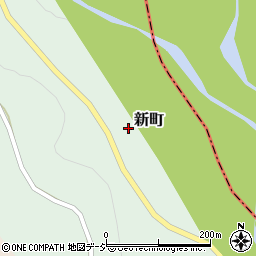 富山県富山市新町周辺の地図