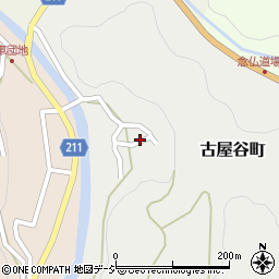石川県金沢市古屋谷町ト75周辺の地図