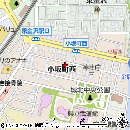 石川県金沢市小坂町西33-1周辺の地図