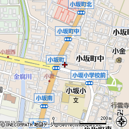 株式会社パコム　東金沢店周辺の地図