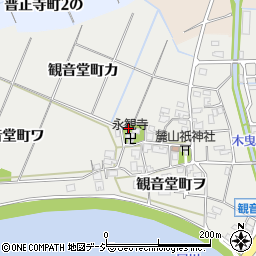 石川県金沢市観音堂町ヲ78周辺の地図