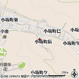 石川県金沢市小坂町辰周辺の地図
