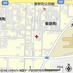 富山県富山市上大久保東新町457周辺の地図