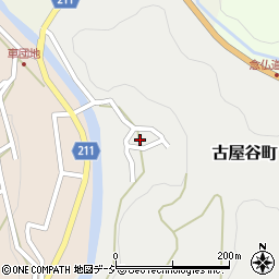 石川県金沢市古屋谷町ト75-6周辺の地図