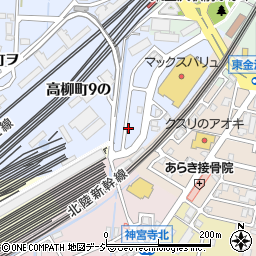 高柳町13-1 喜多王邸☆アキッパ駐車場周辺の地図