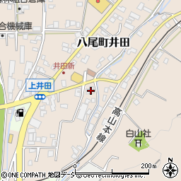 富山県富山市八尾町井田4628周辺の地図