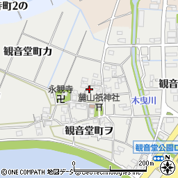 石川県金沢市観音堂町ヲ66周辺の地図