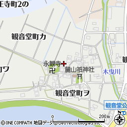 石川県金沢市観音堂町ヲ77周辺の地図