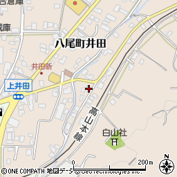 富山県富山市八尾町井田11765周辺の地図